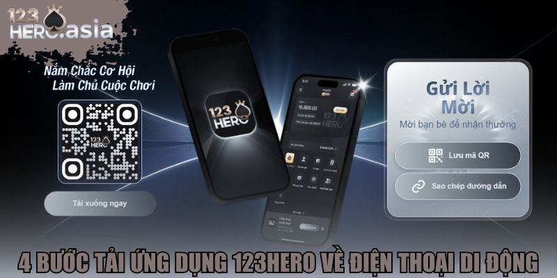 4 bước tải ứng dụng 123hero về điện thoại di động