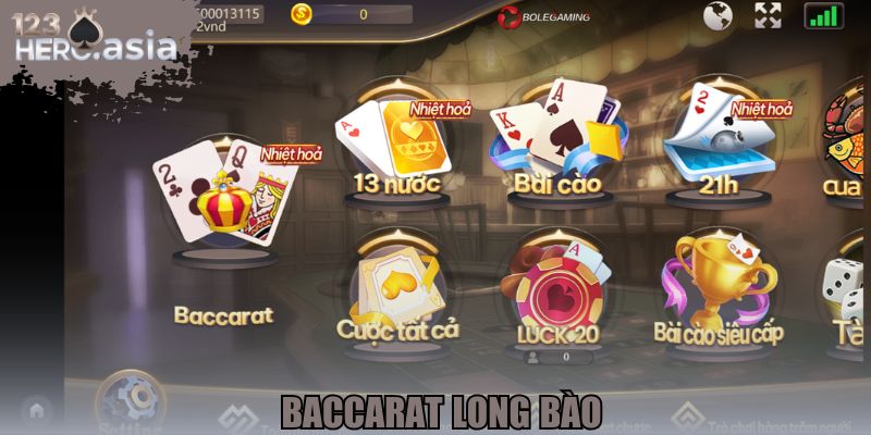 Baccarat long bào