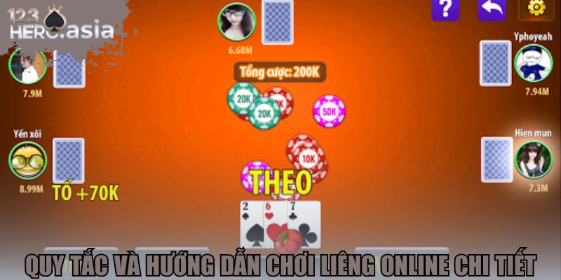 Quy tắc và hướng dẫn chơi liêng online chi tiết