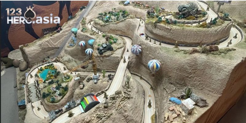 Bản đồ sa mạc emirates tại nhà cái 123hero